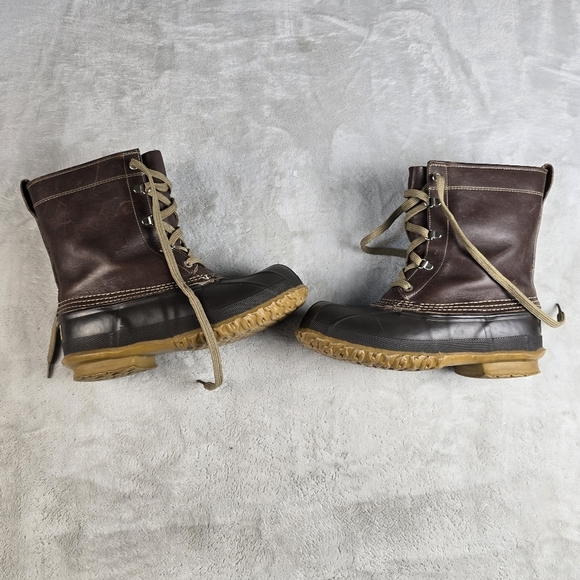 L.L. Bean Vintage 90s Felt Lined Maine Hunting Boots Shoe USA Men Size 6 - Picture 3 of 12
